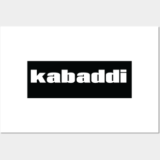 Kabaddi Posters and Art